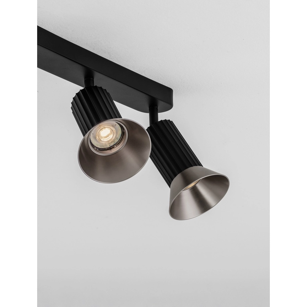 Ceiling lamp Luvia 3-light black with bronze Lyora 5212017475541