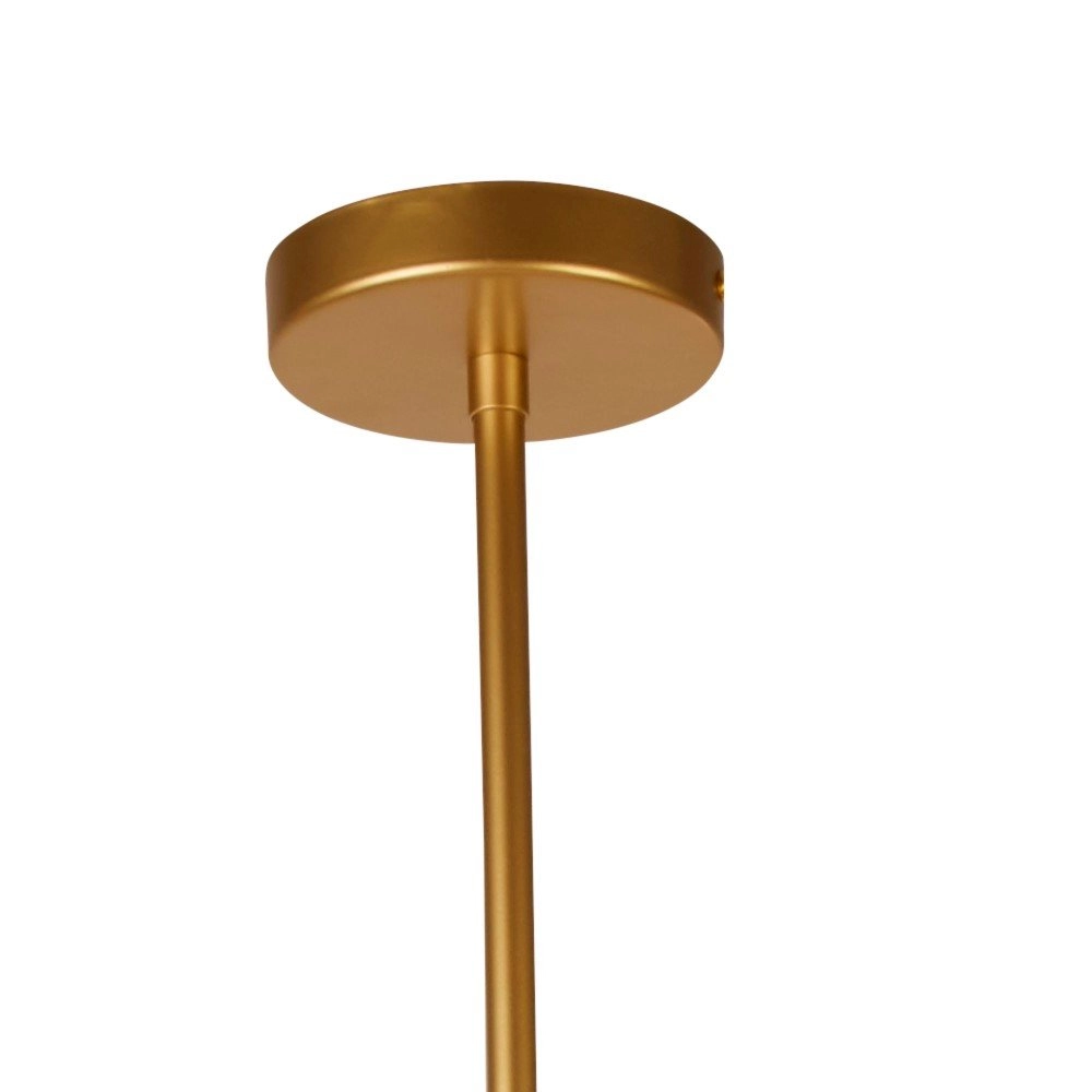 Golden pendant lamp Alpha Spider 6-light Searchlight 5053423134437