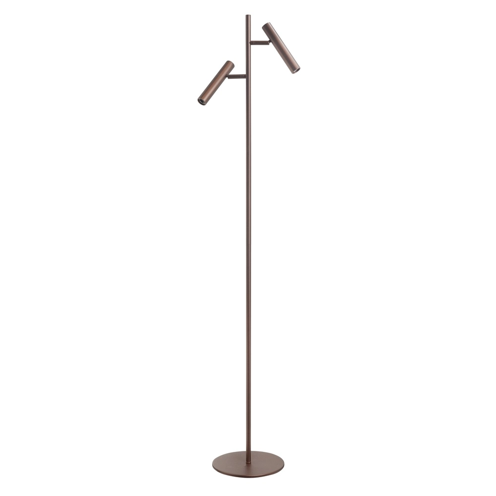 Design floor lamp Piero Choco 2-lights
