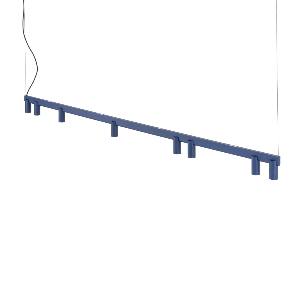 Design pendant lamp Fourty 8-light navy blue