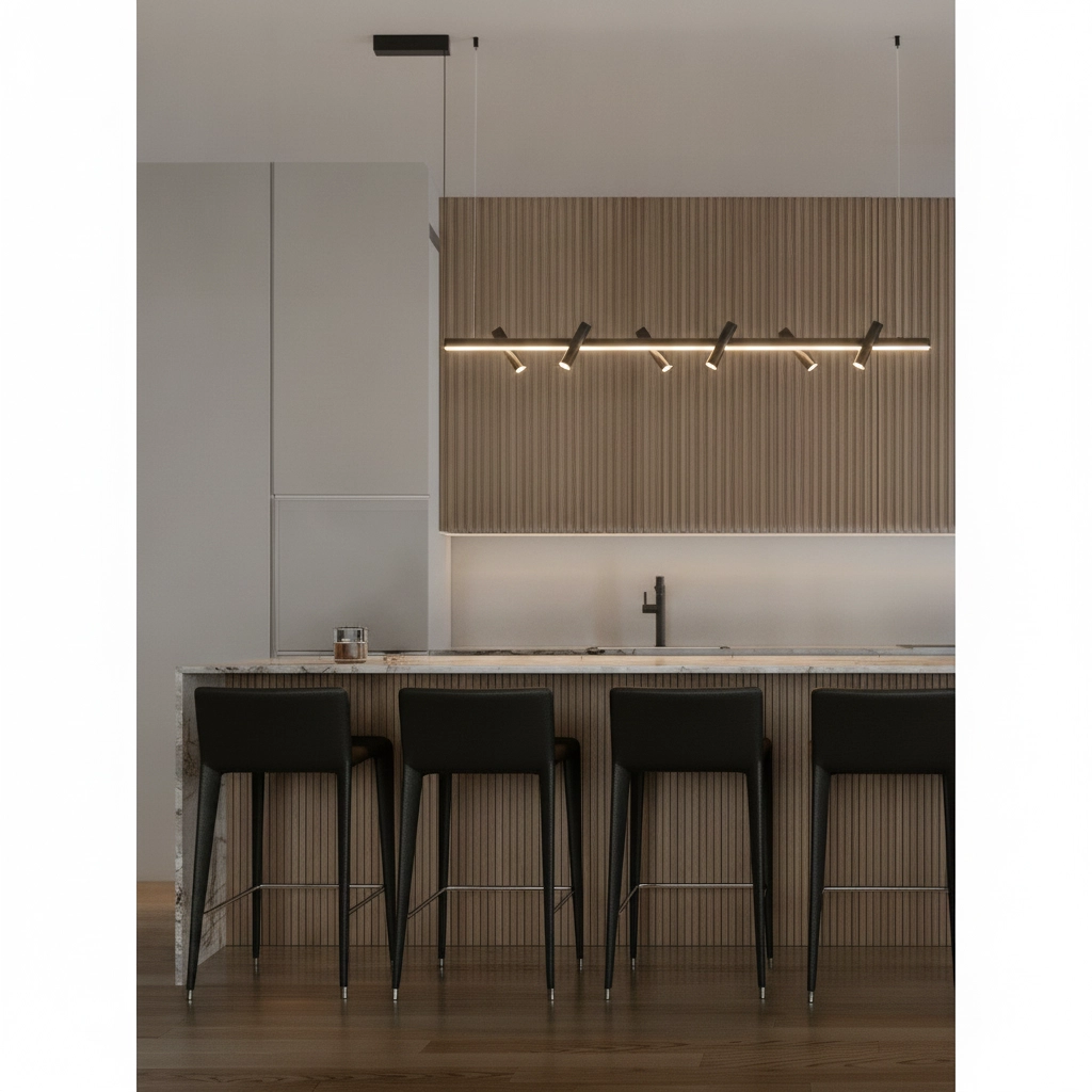 Dining room pendant lamp Avelo Black