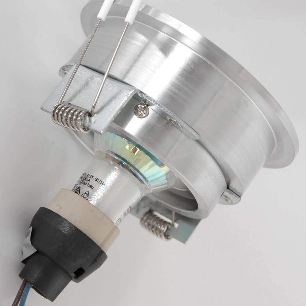 Brushed recessed spotlight Pelite spot Ø 10cm Steinhauer 8712746152661