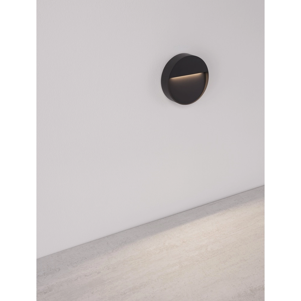Design wall lamp Brigi grey