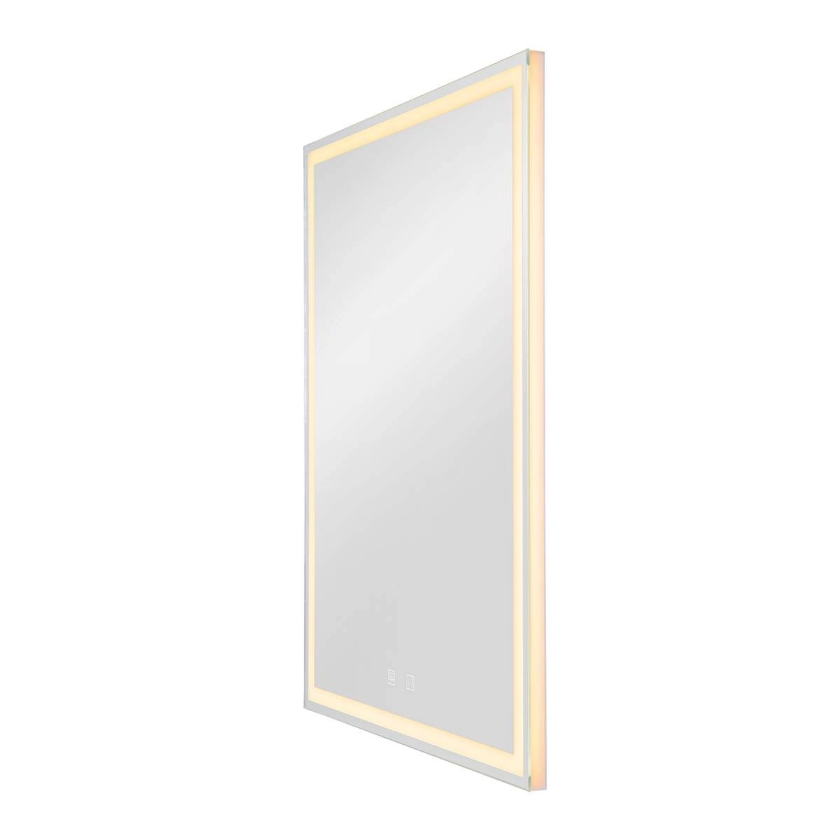 LED mirror lamp Trukko Square 60x80cm chrome