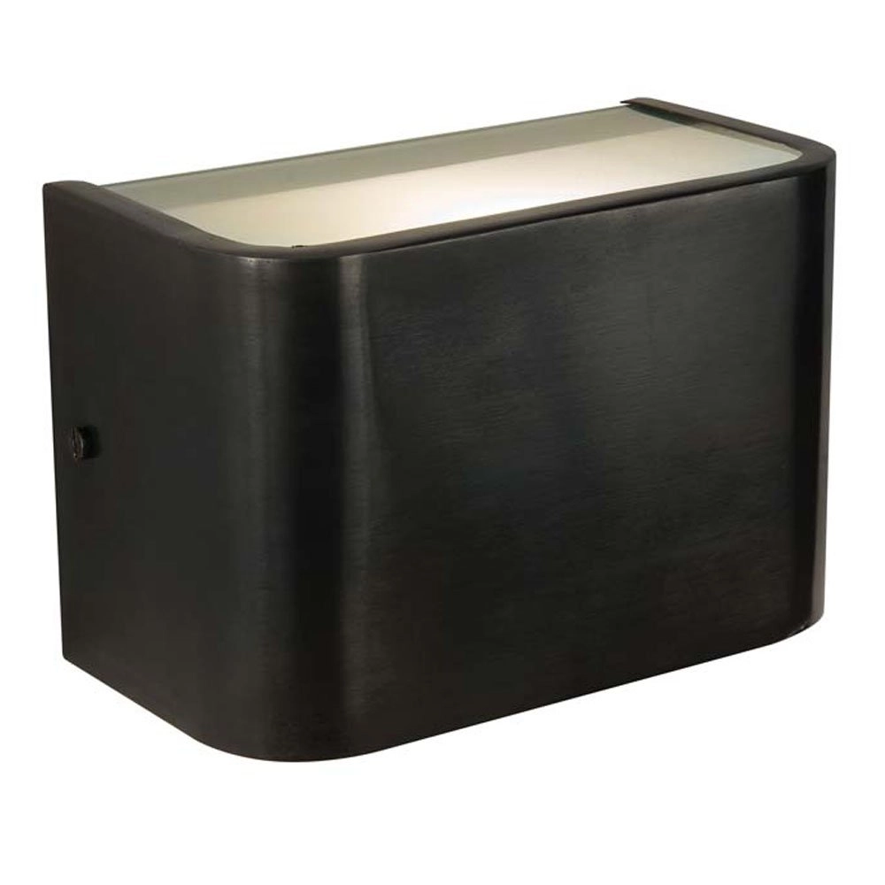 Outdoor lamp rural Vanno brown-black
