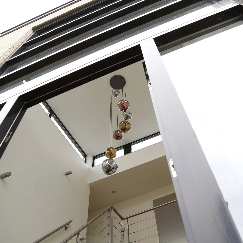 Vide pendant lamp Stellar 7 glass balls Lyora 8716803511699