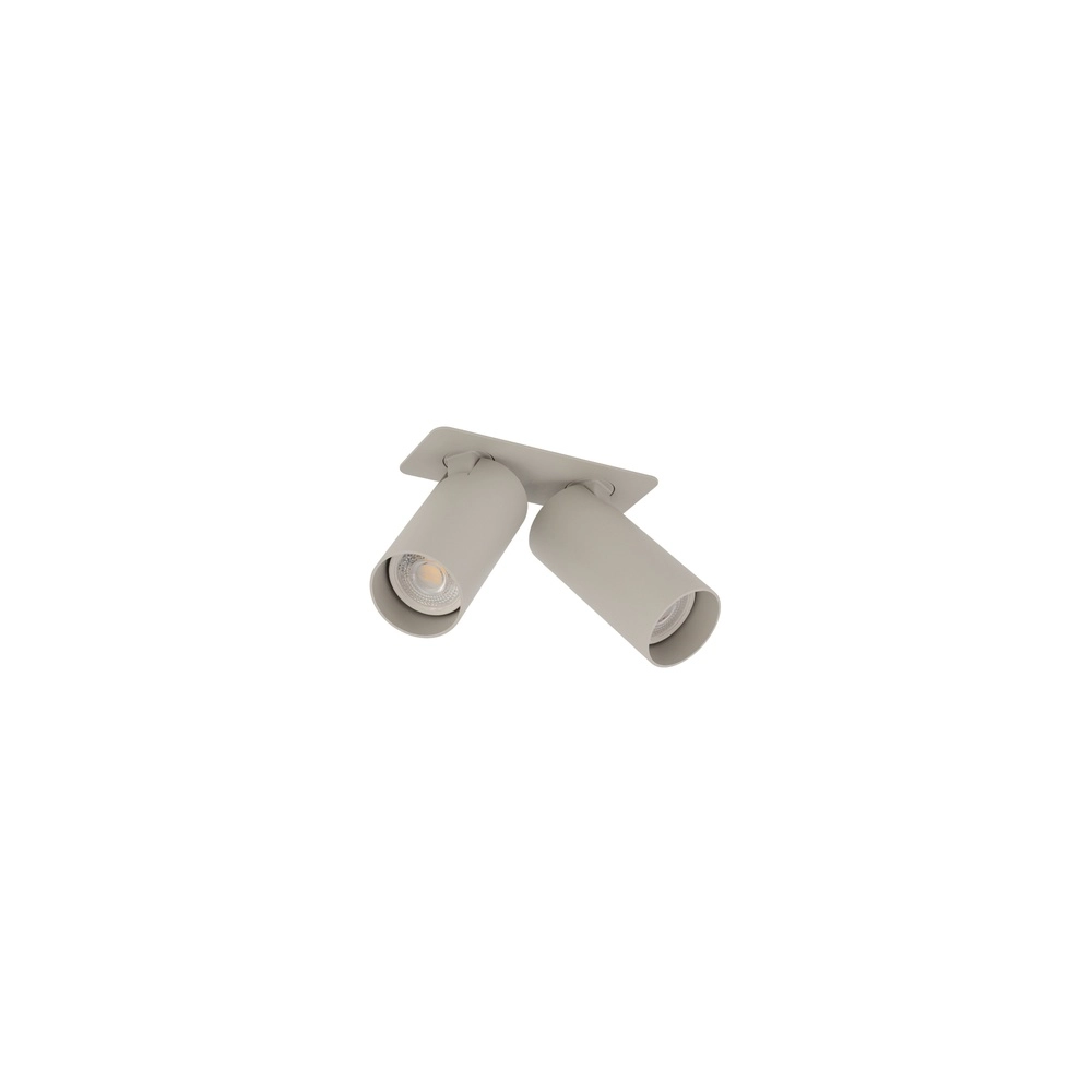 Double recessed spotlight Fourty Orientable - light grey Lyora 5903139114448