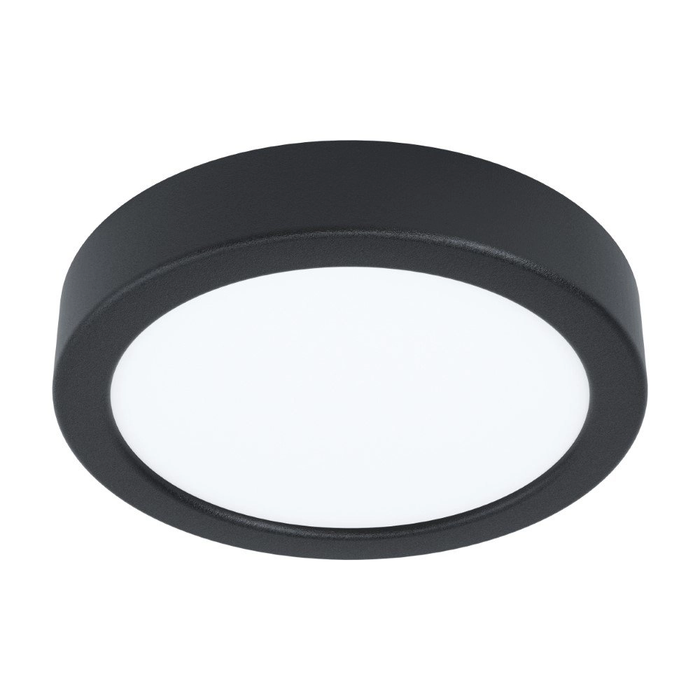 Led ceiling light Fueva 5 10w - 4000K - Ø16cm black