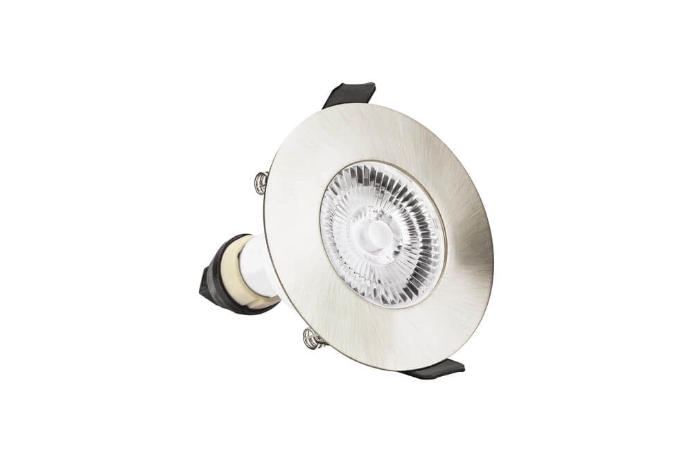 Stainless steel recessed spotlight EvoFire GU10 - round