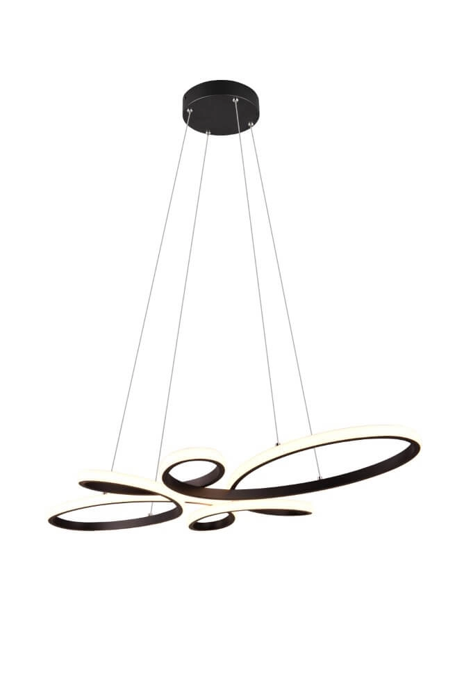 Design pendant lamp Fly black