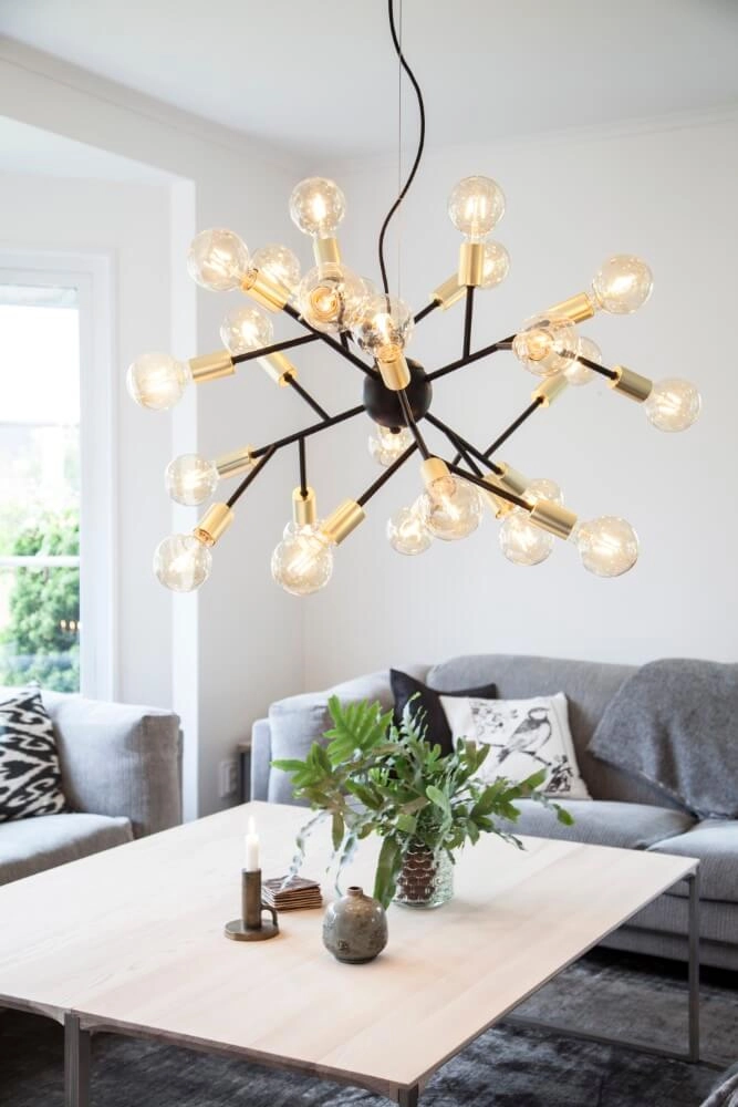 Ceiling light Heroes matt black 80cm By Rydéns 7391741004659