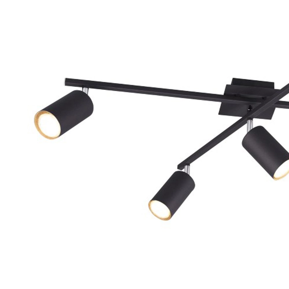 Ceiling light Marley 5-light matt black Trio 4017807411621