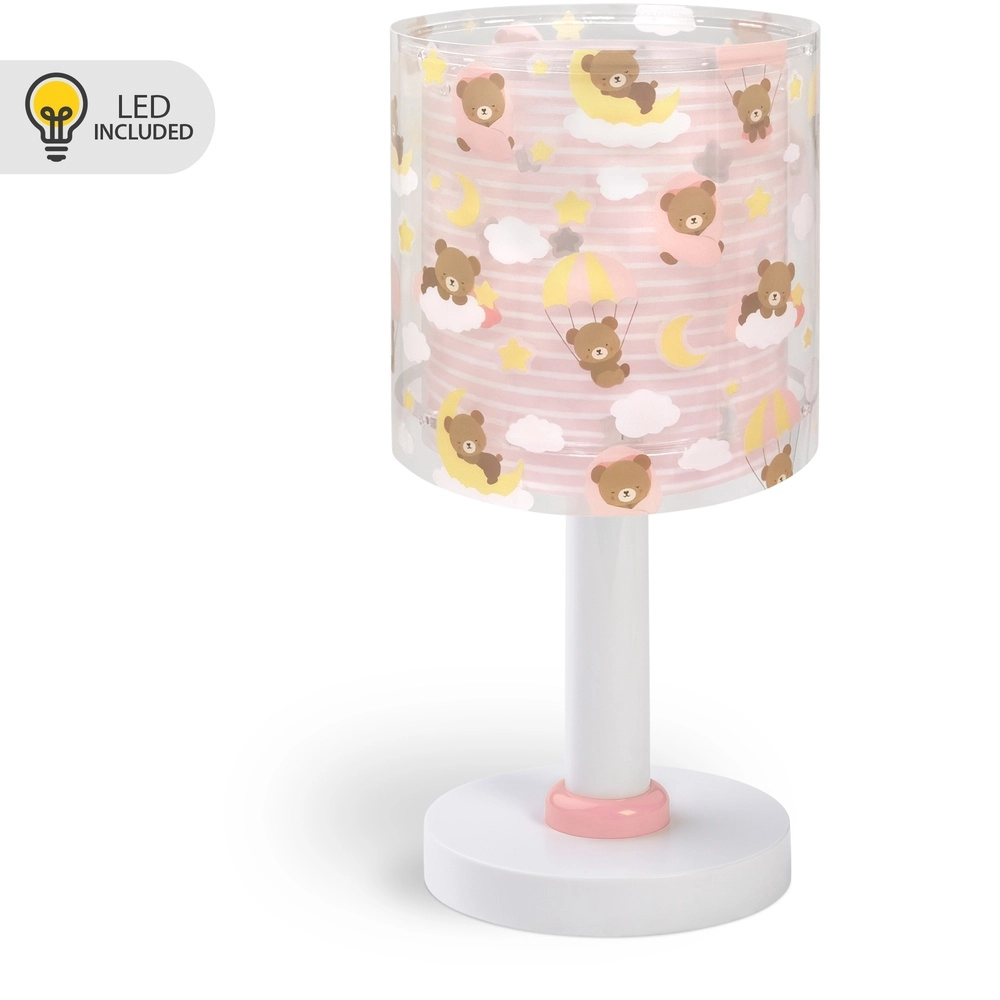 Children's room table lamp Baby Teddy pink