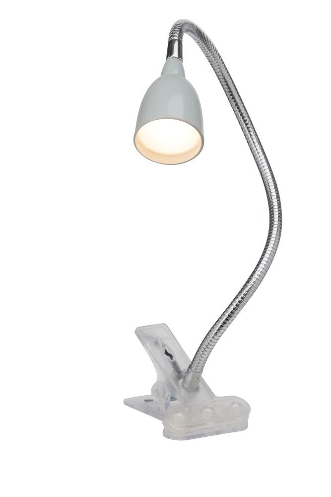 Gray desk lamp Anthony with clamp Brilliant 4004353175510