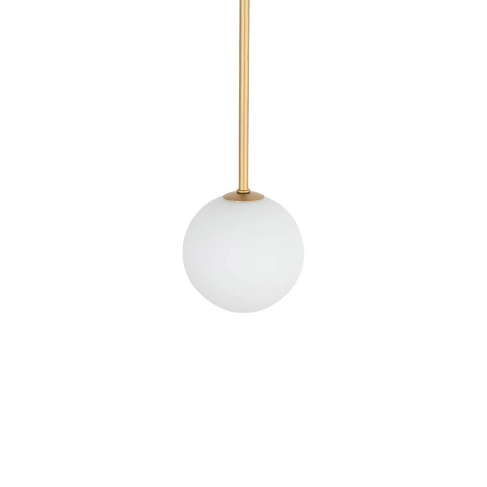 Glass ceiling lamp Kier M gold - 96cm Lyora 5903139103060