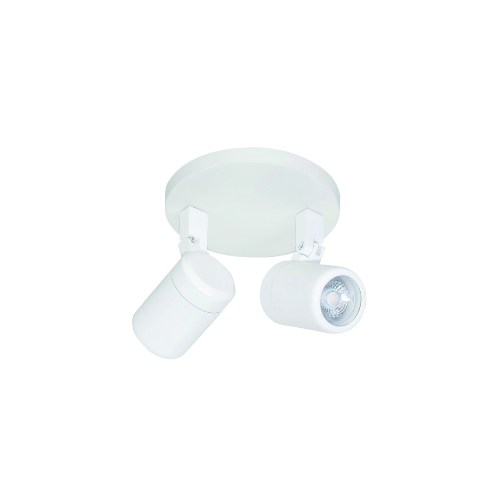 Mockery Rain white 2-light round