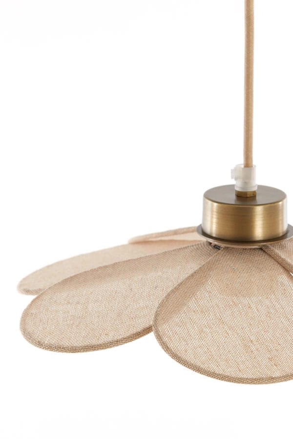Pendant lamp Fyano flower cream Ø 30.5cm Light & Living 8717807706678