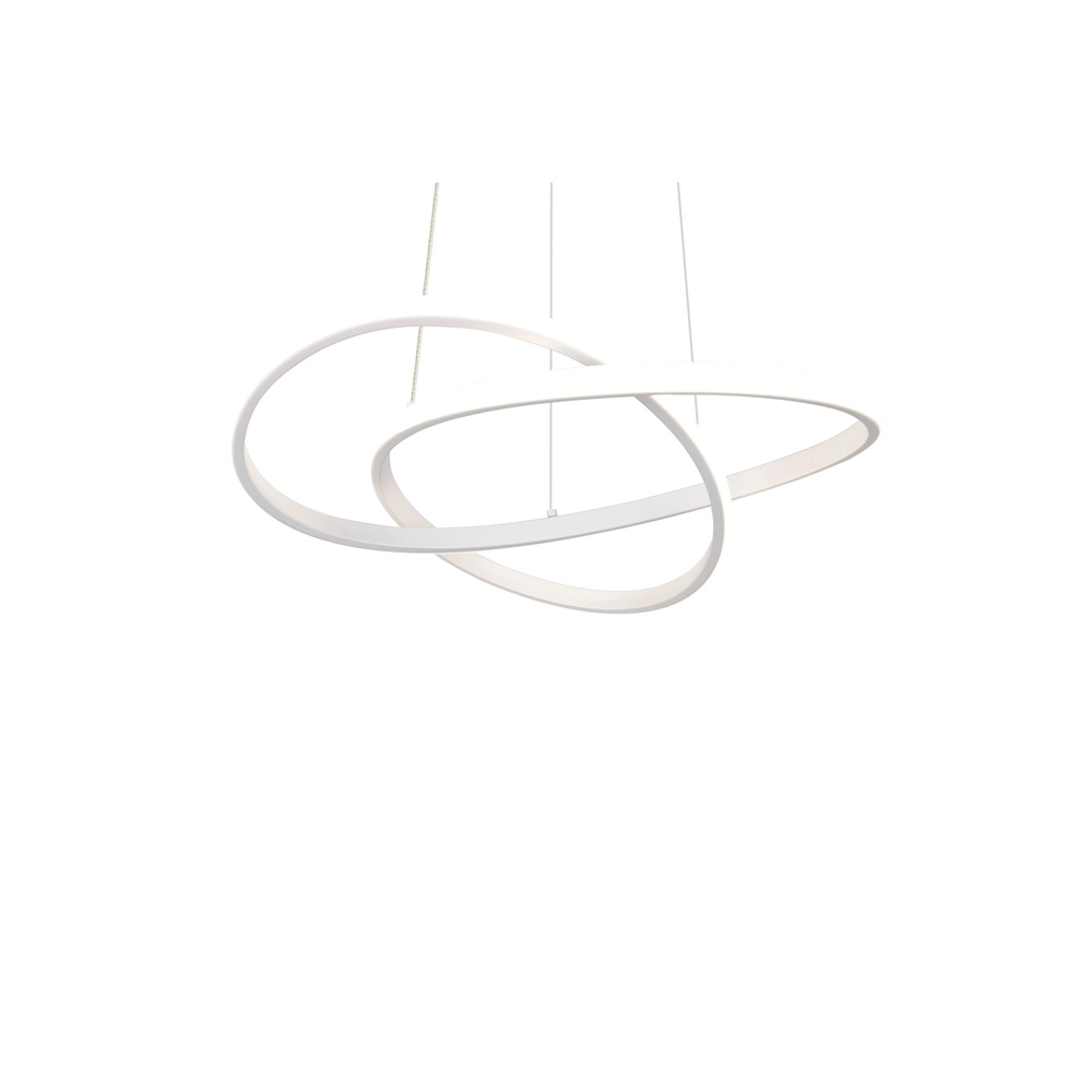 Design pendant lamp Mansa white Trio 4017807682151