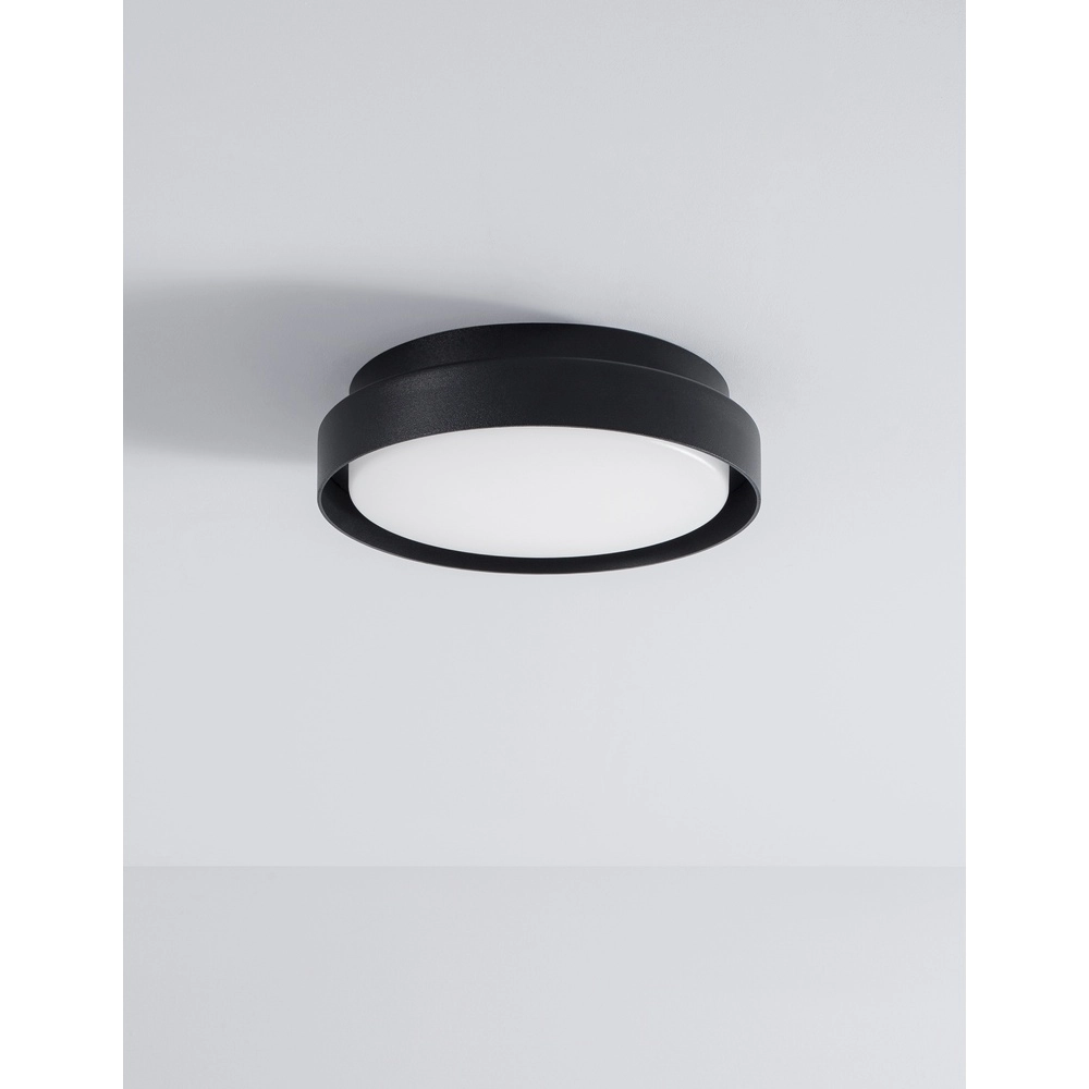 Ceiling lamp Oliver Ø 27cm anthracite Lyora 5212017428172