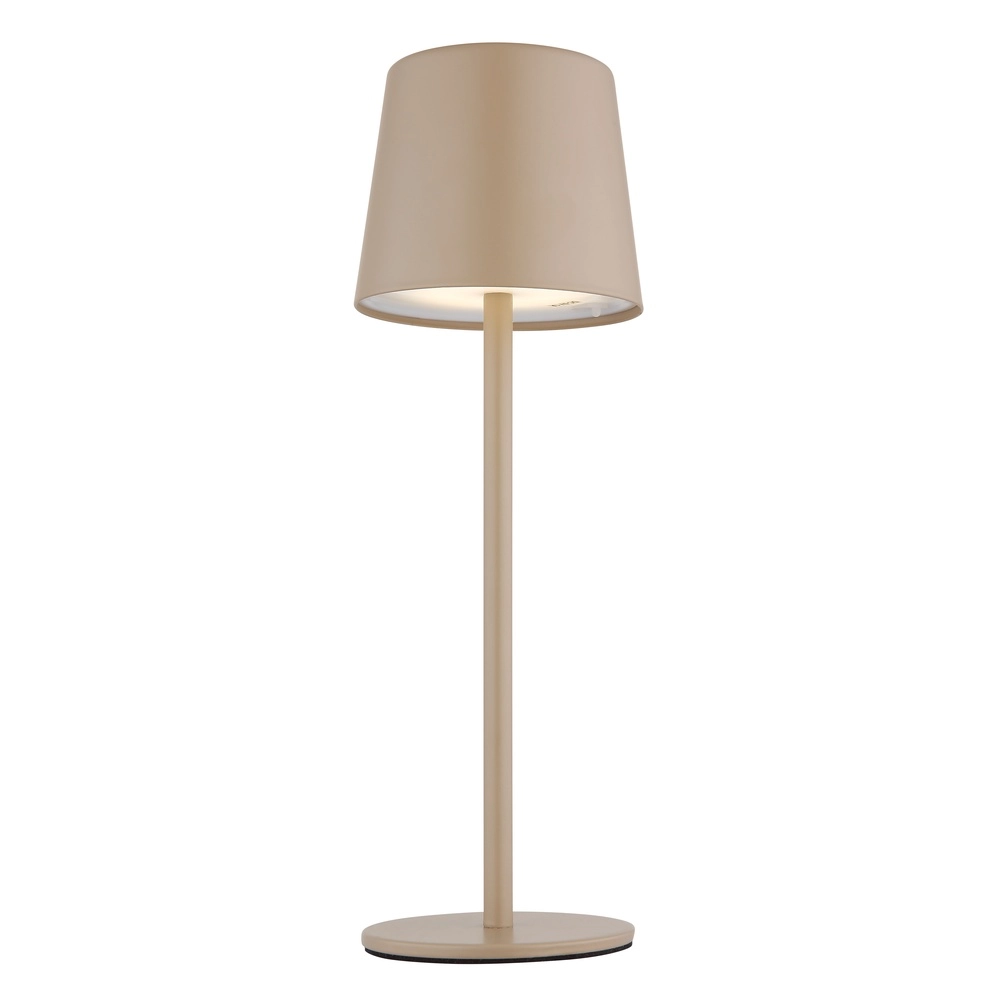 Modern table lamp Vancouver Sand Brown Rechargeable Globo 9007371525478