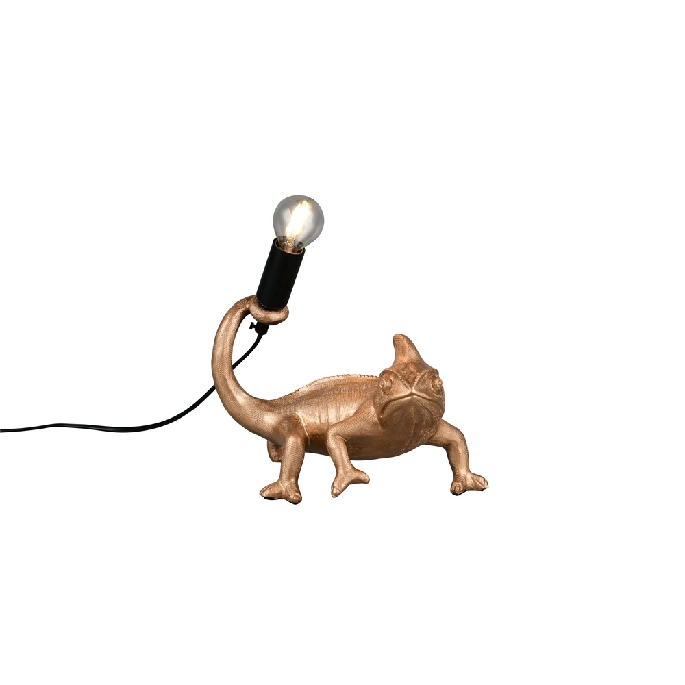 Table lamp Crawly Lizard Gold