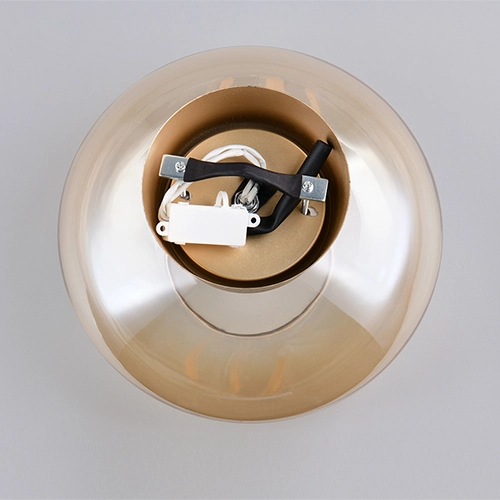 Ceiling lamp Sidera amber Ø 26cm Trio 4017807697261