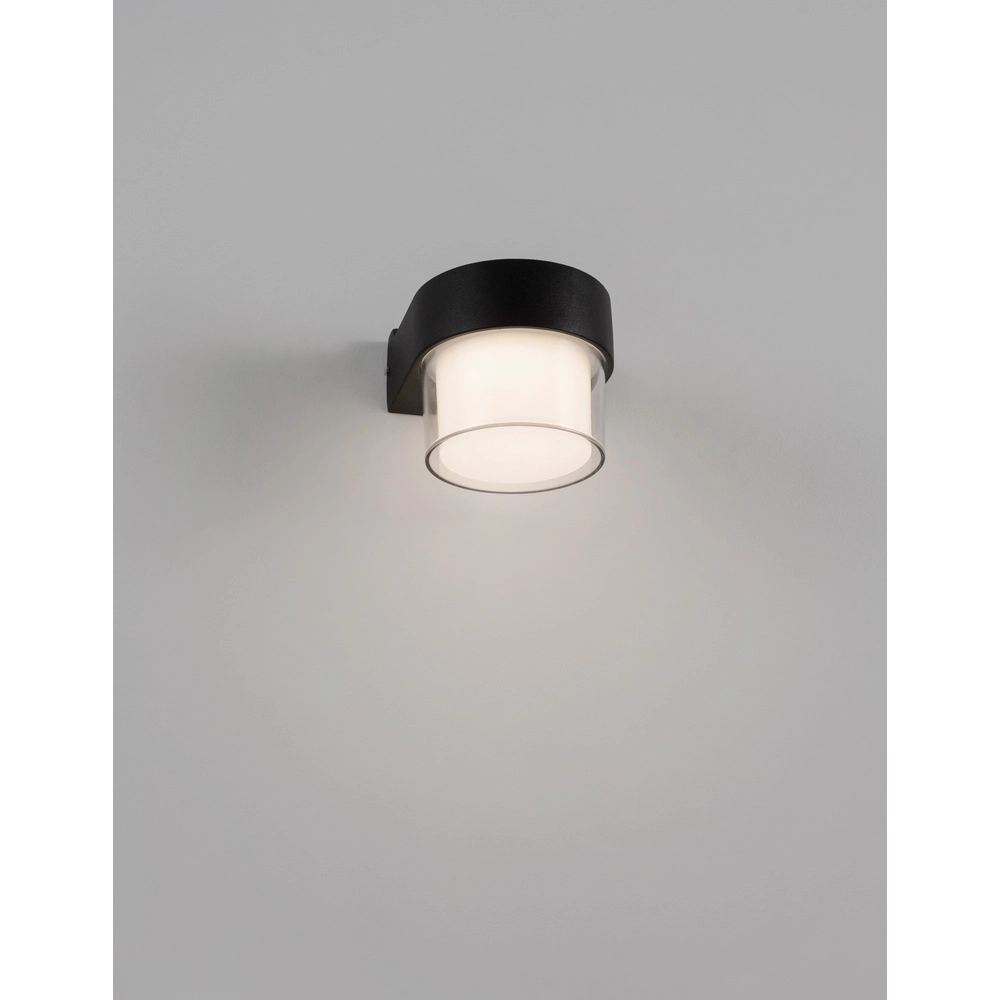 Design wall lamp Darf Single Black