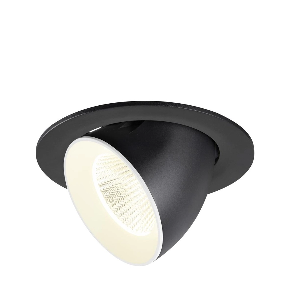Recessed spotlight Numinos Gimble L black/white 4000K - 40deg