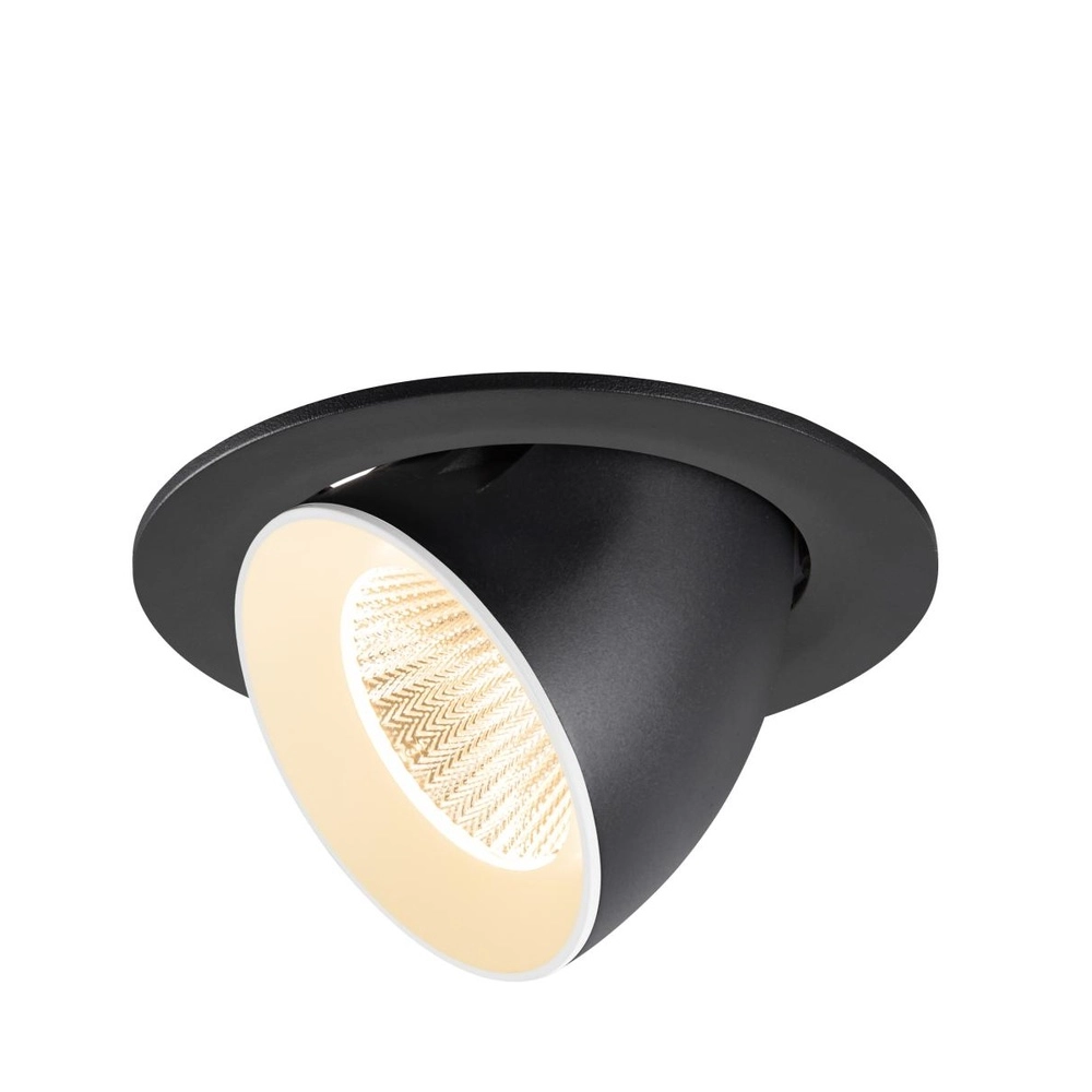 Recessed spotlight Numinos Gimble L black/white 2700K - 40deg