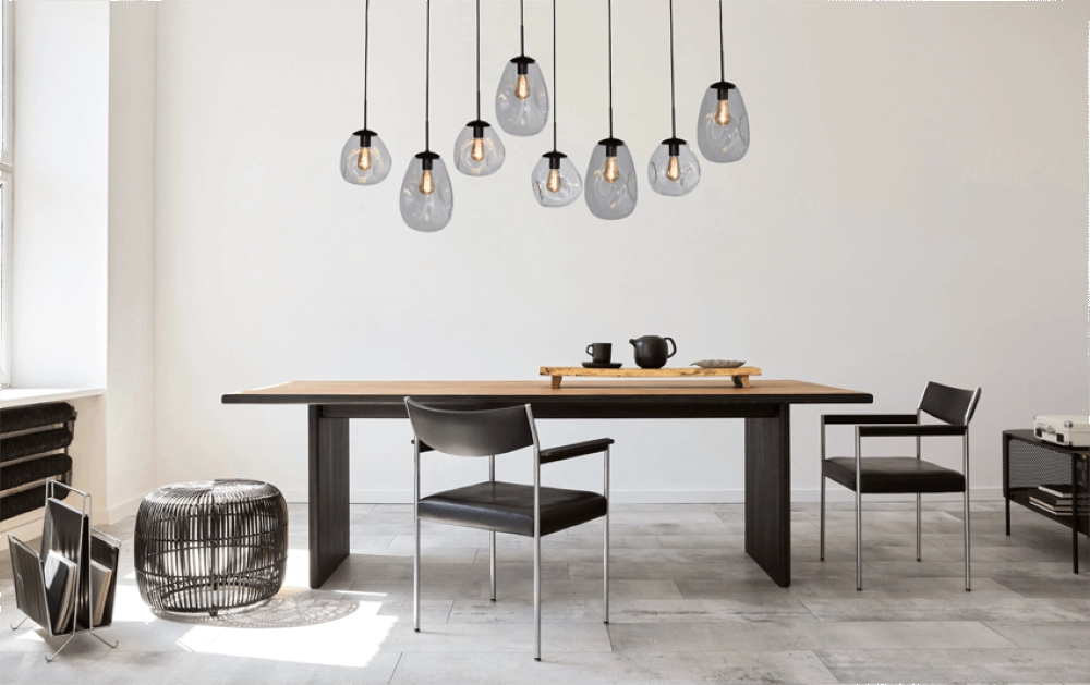 Hanging lamp Lava 8x clear glass Masterlight 8718121286280