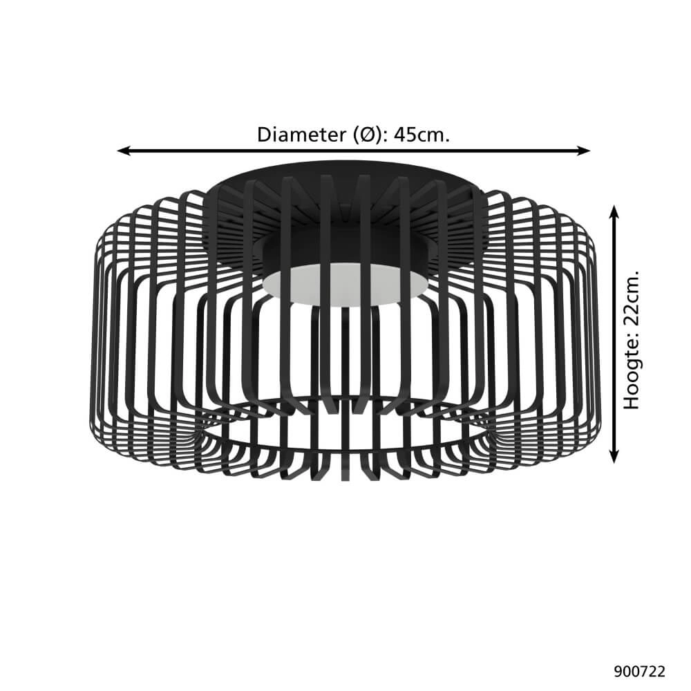 Ceiling lamp Ginestrone-Z Ø 45cm design Eglo 9008606270491