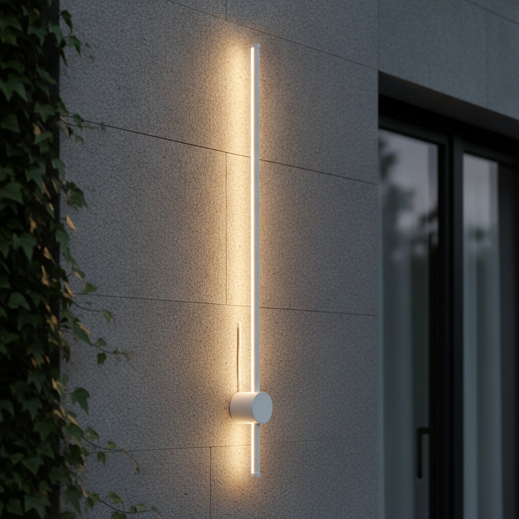 Design wall lamp Ridge white 97cm