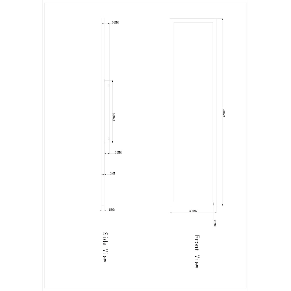Ceiling lamp Rosi 120cm white Globo 9007371373680