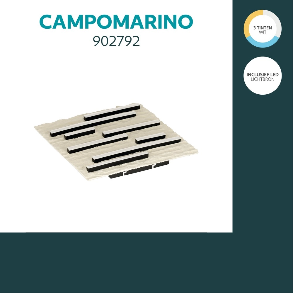 Ceiling lamp Campomarino sand brown 38cm
