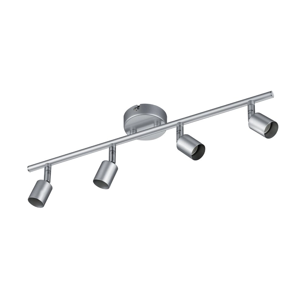 Ceiling spot Paris GU10 4-light titanium gray