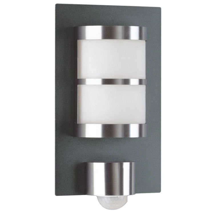 Stainless steel outdoor lamp Hemisphere with sensor