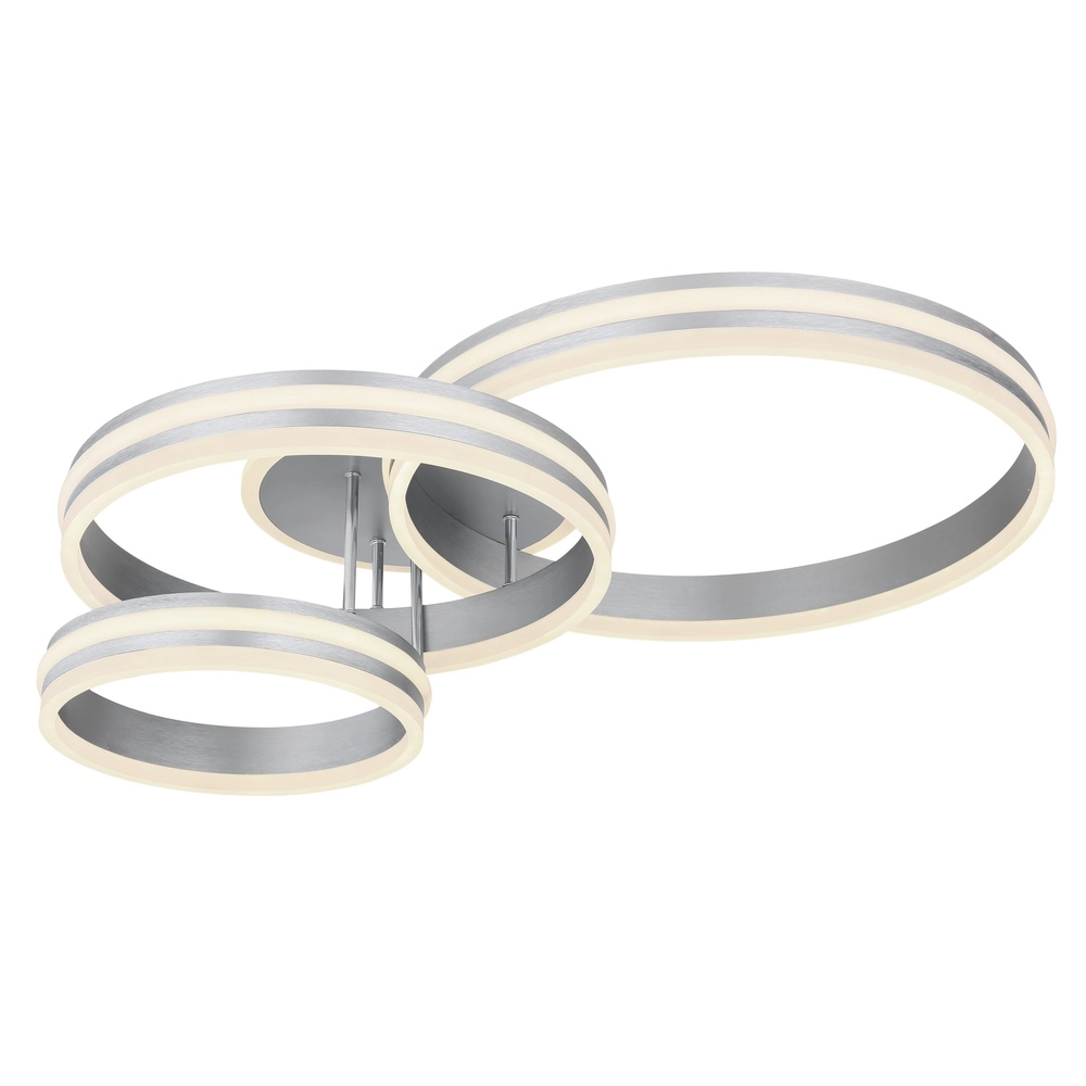 Ceiling lamp Rubio Grey 3 rings