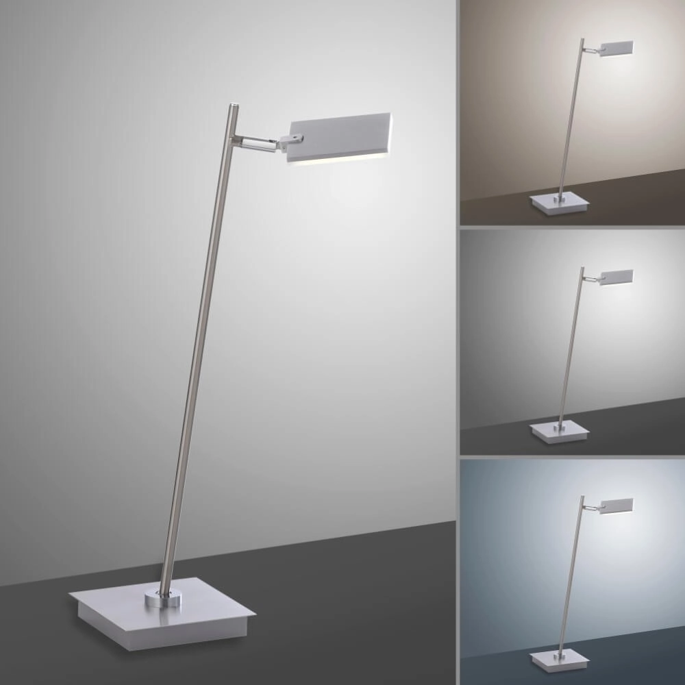 Designer table lamp Pure Mira aluminum Paul Neuhaus 4012248367537