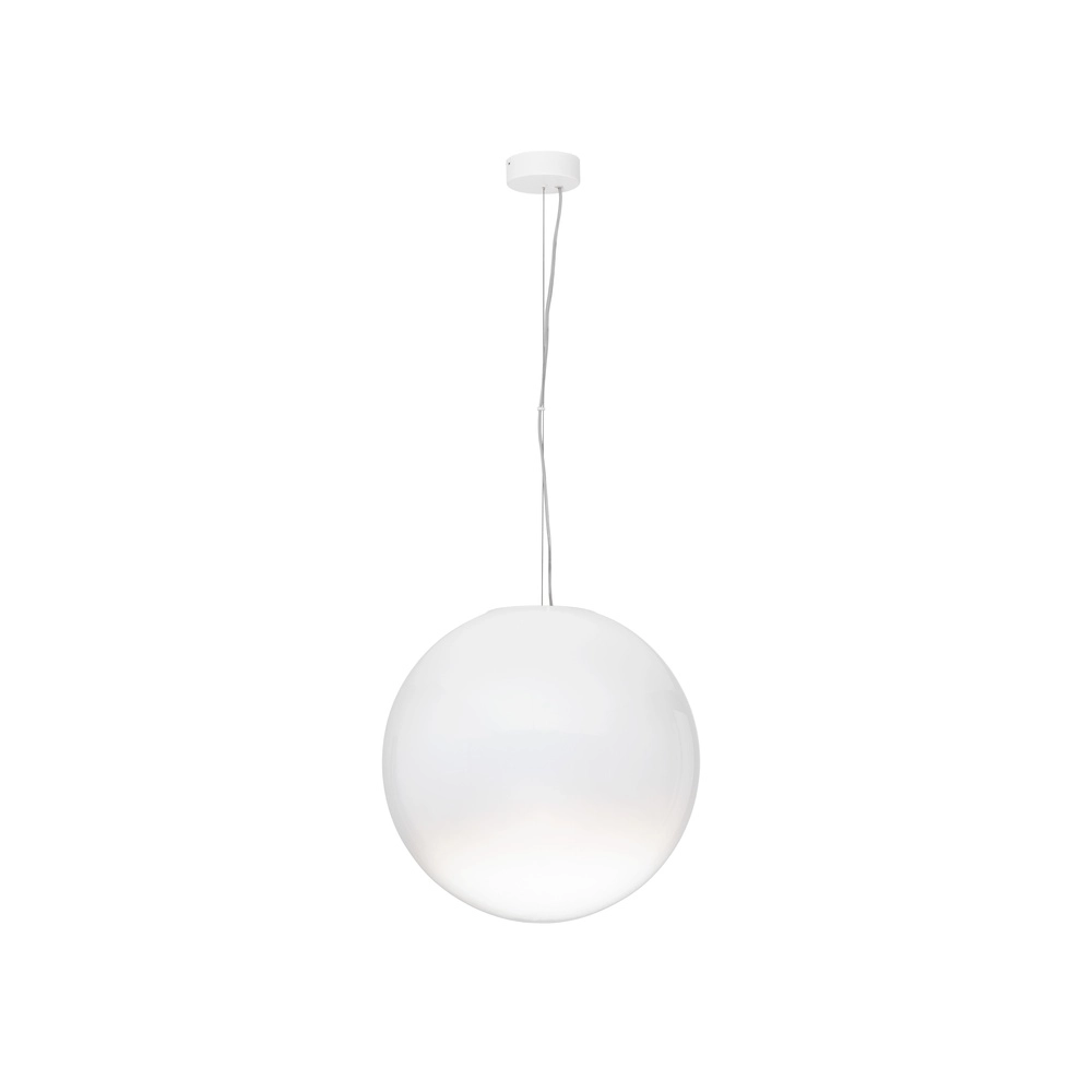 White pendant lamp Bolita bulb Ø 50cm Lyora 5212017483584