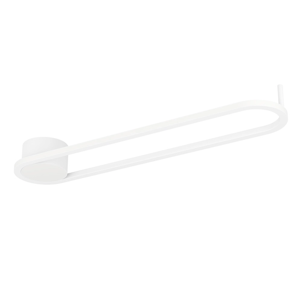 Sleek ceiling lamp Collecorvino white