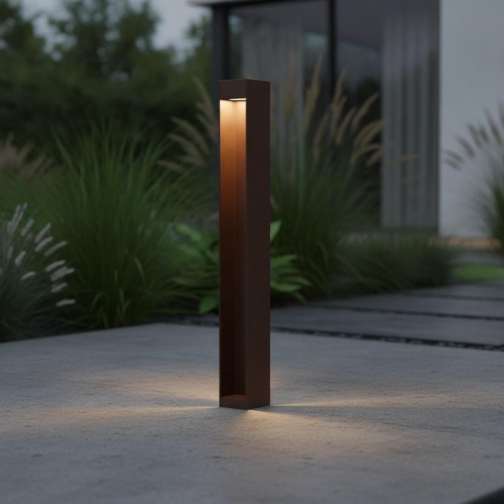 Path lighting Lumix rust brown 60cm