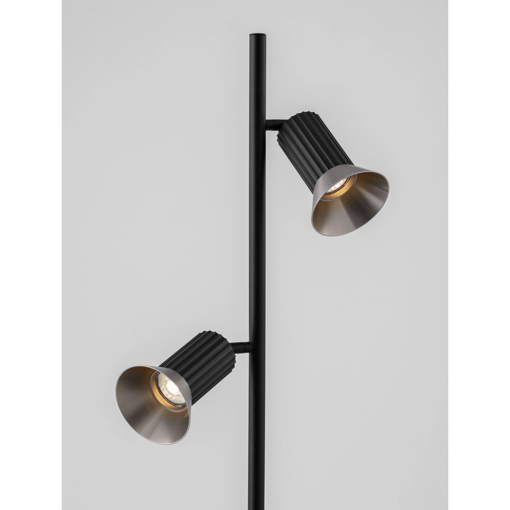 Design floor lamp Luvia black with bronze Lyora 5212017475626