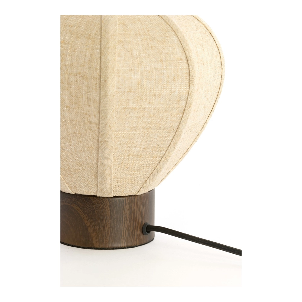 Table lamp Kyzo Ø 23cm japandi brown Light & Living 8717807843410