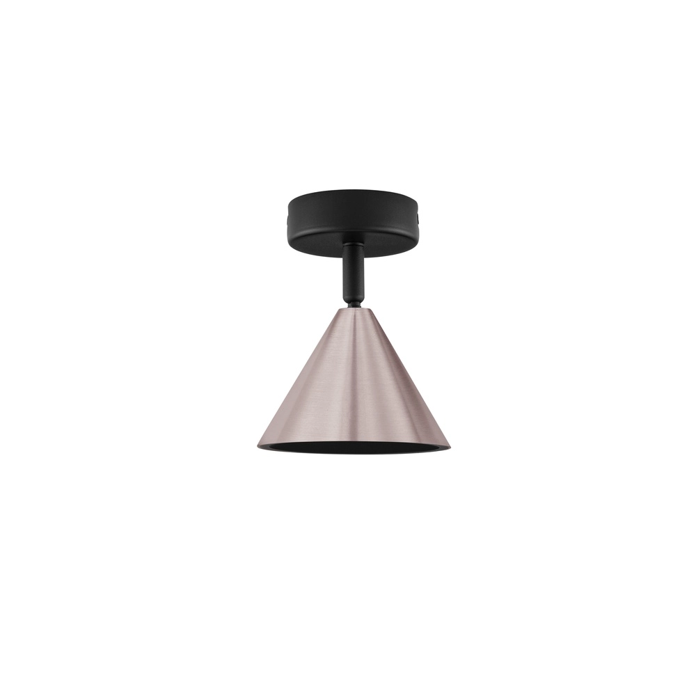 Ceiling lamp Conico black with coffee brown Lyora 5212017475367