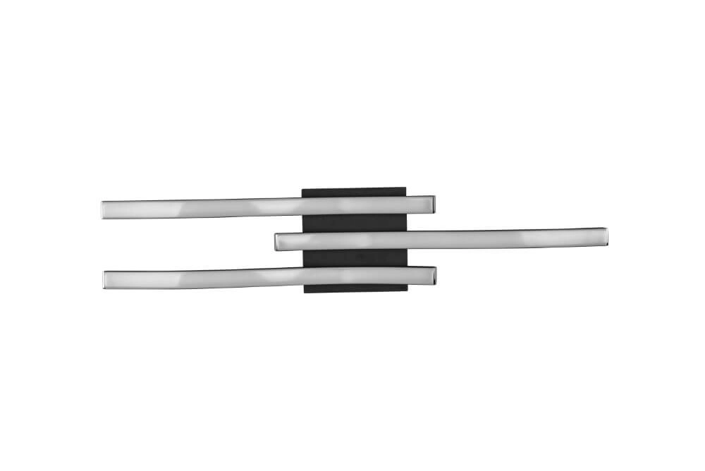 Ceiling lamp Route LED 4000K black Trio 4017807521757
