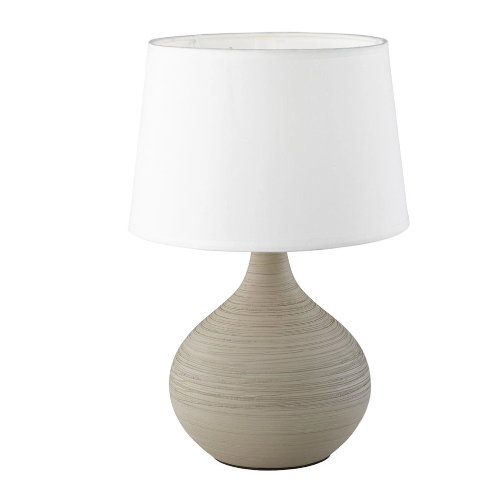 Table lamp Martin 29cm cappuccino with white