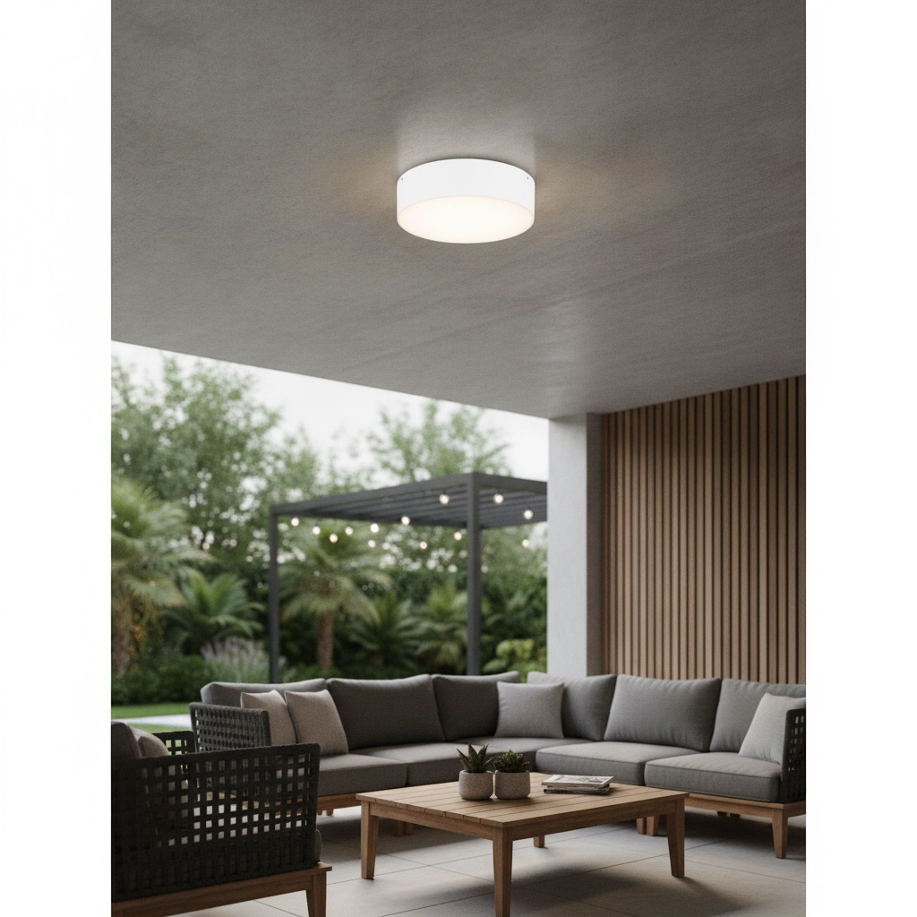 Round ceiling lamp Judi Ø 21cm white