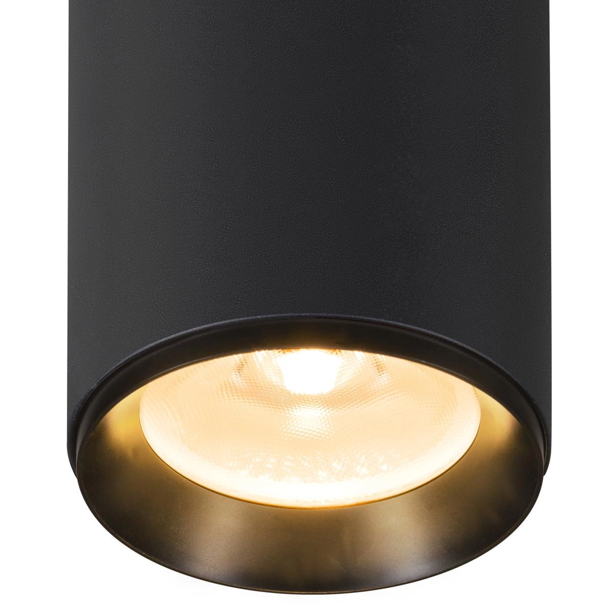 Surface-mounted spot Numinos XL cylinder black 2700K - 24deg SLV 4024163261074
