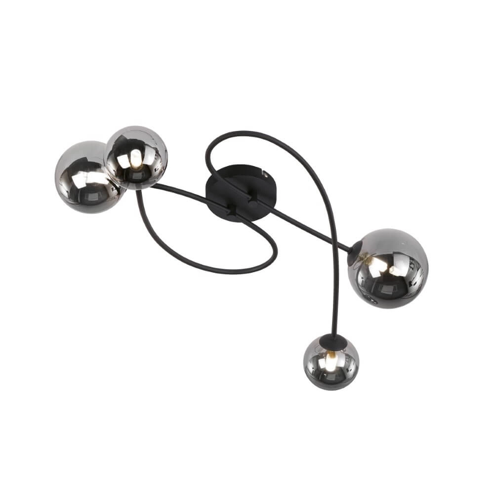 4-light ceiling lamp Bala black
