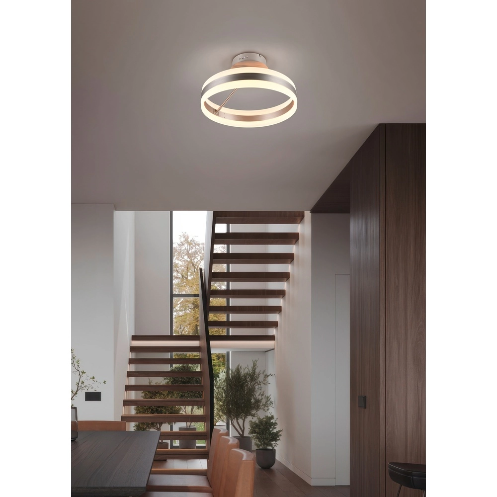 Design ceiling lamp Dios nickel Trio 4017807657708